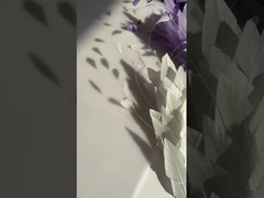 와이어 액세서리가 포함된 거위 깃털 꽃 마운트